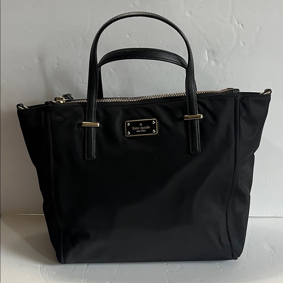 kate spade Handbags - KATE SPADE NEW YORK 
Wilson Road Alyse black nylon satchel